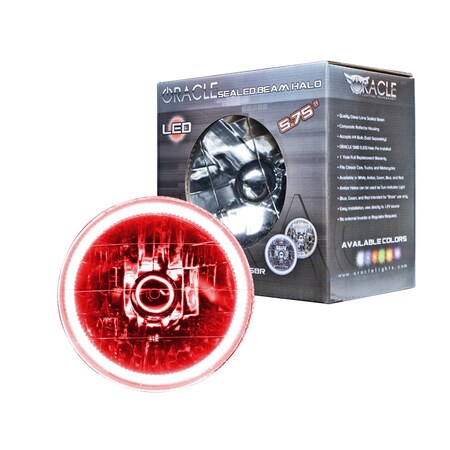 Oracle Lighting UNIVERSAL ORACLE 5.75IN SEALED BEAM-RED DRIVER OR PASSENGER 6904-003